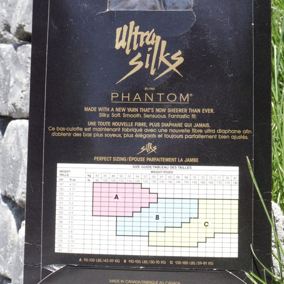 🌏 3 Packs of Vintage Black Pantyhose - Size B - Picture 6 of 10